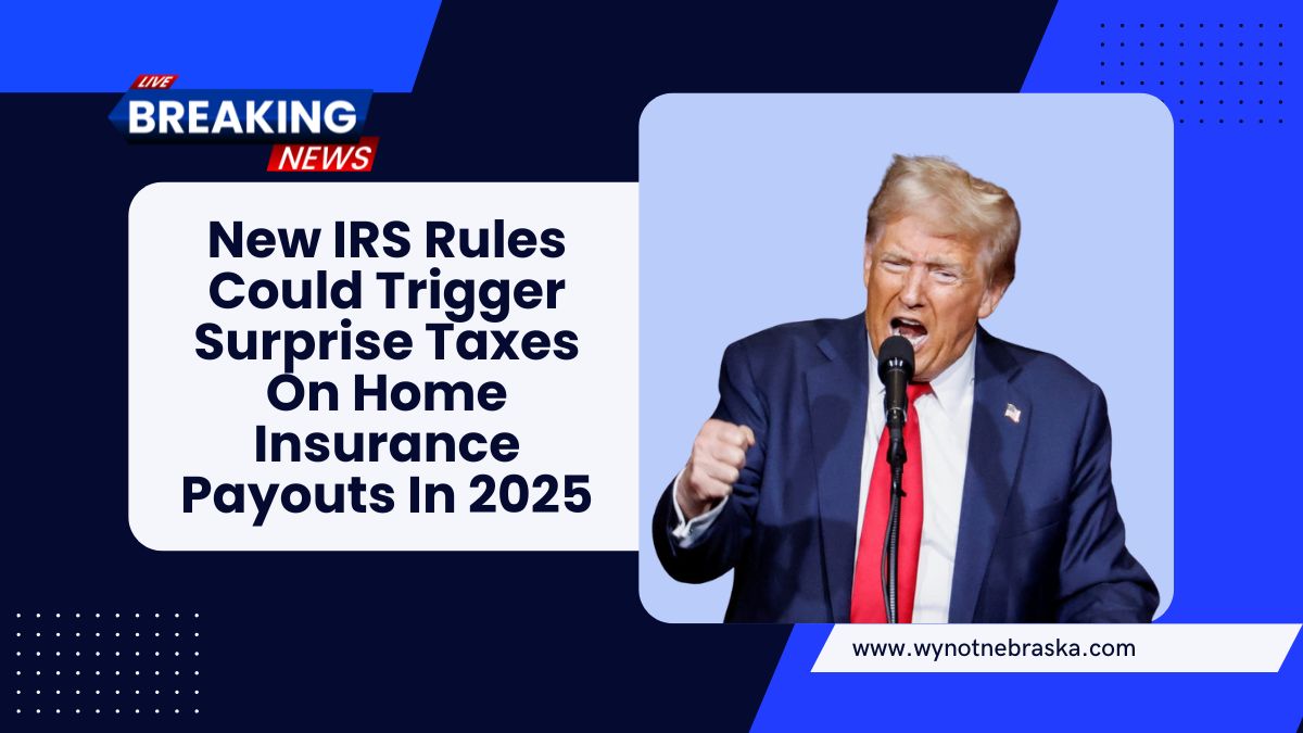 New IRS Rules Could Trigger Surprise Taxes On Home Insurance Payouts In 2025