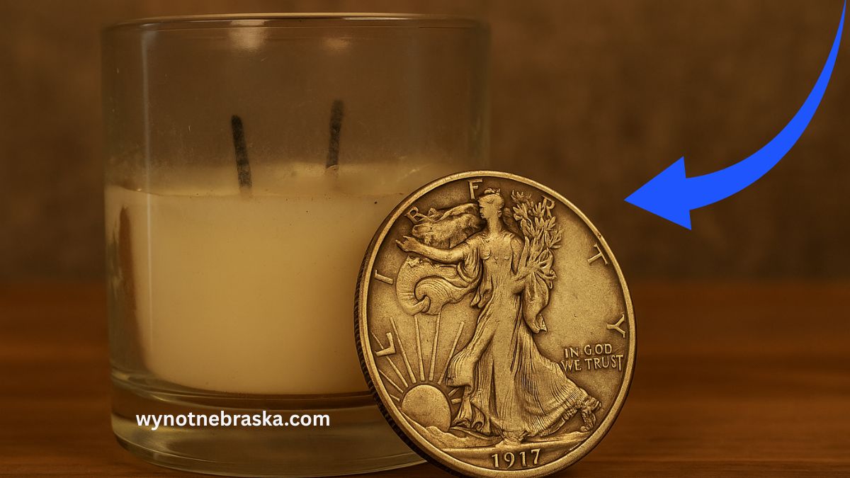 Walking Liberty Half Dollar Hidden In Candle Jar Hits $130,000 Sale